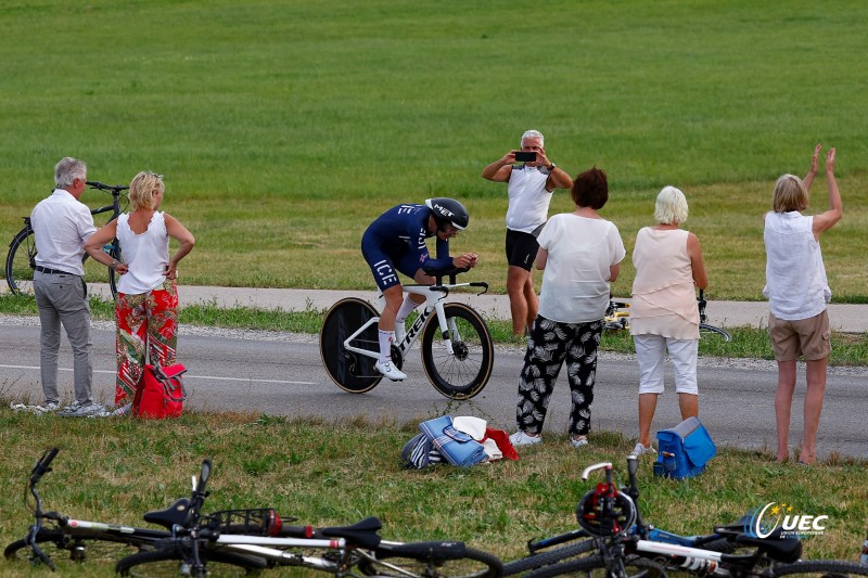 European Championships Munich 2022 - 2022 UEC Road Elite European Championships - Men's ITT - 17/08/2022 - Ingvar Omarsson (ISL) - photo Luca Bettini/UEC/SprintCyclingAgency?2022